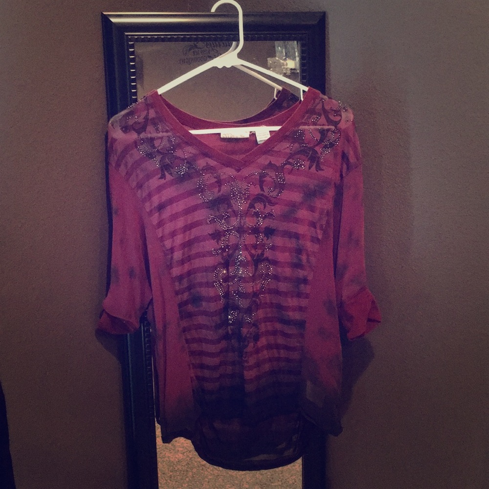 Miss me, see through blouse